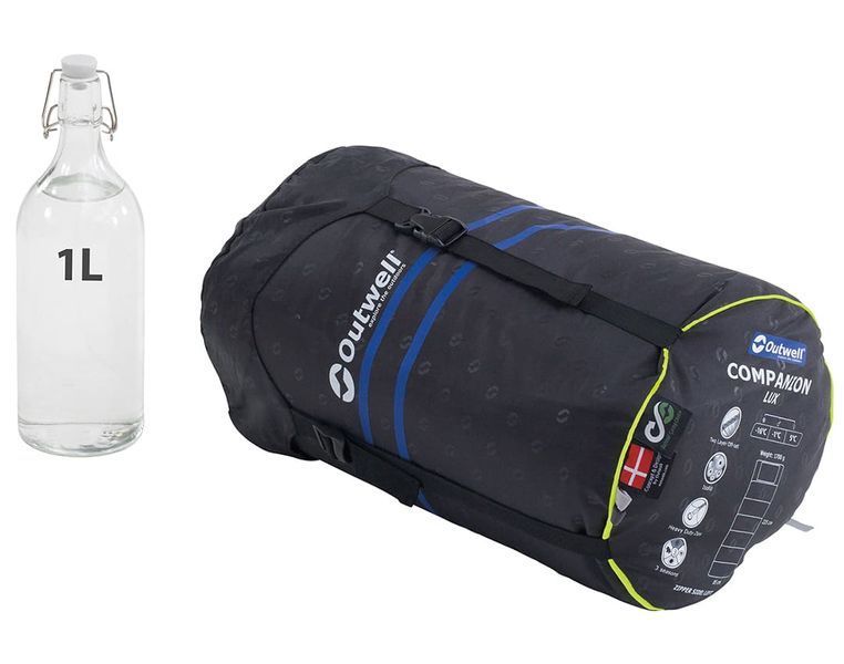 Спальний мішок ковдра Outwell Companion Lux 5&deg;C/1&deg;C/16&deg;C 3 сезони 400081 фото