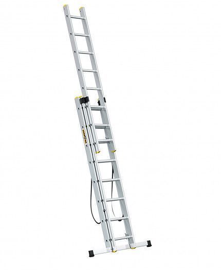 Драбина 3-секційна універсальна DRABEST PRO 3х8 сходинок (DW3/8-150) DW3/8-150 фото