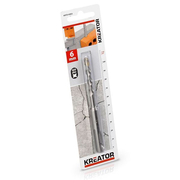Свердло по бетону &Oslash; 6x110mm SDS plus Kreator KRT010903 фото
