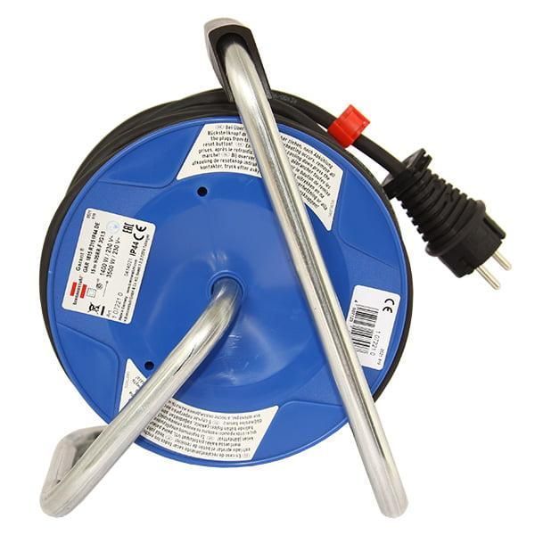 Подовжувач на котушці 15 м Brennenstuhl Garant Compact 3 розетки 3500 Вт 220 В 16 А IP44 H05RR-F 3G1,5мм&sup2; чорний 1072210 фото