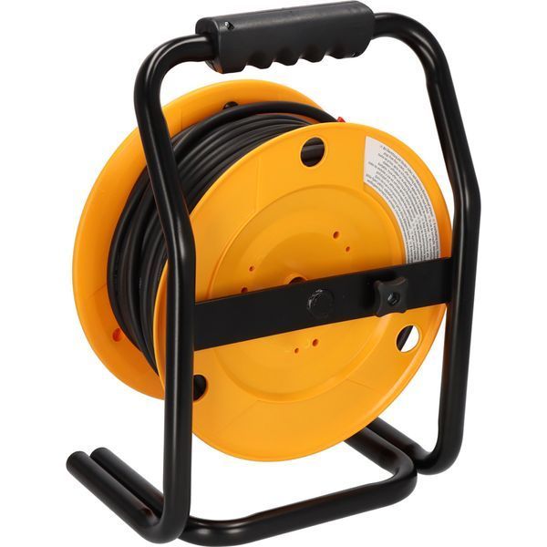 Подовжувач на котушці 40 м Brennenstuhl Brobusta 3 розетки 3300 Вт 220 В 16 А IP44 H07RN-F 3G2,5 1318940 фото