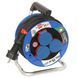Подовжувач на котушці 15 м Brennenstuhl Garant Compact 3 розетки 3500 Вт 220 В 16 А IP44 H05RR-F 3G1,5мм&sup2; чорний фото 1