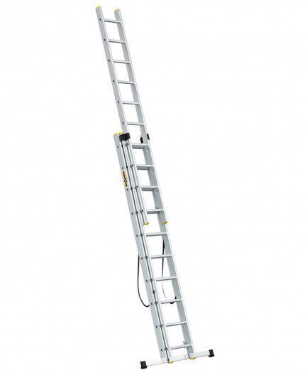 Драбина 3-секційна універсальна DRABEST PRO 3х10 сходинок (DW3/10-150) DW3/10-150 фото