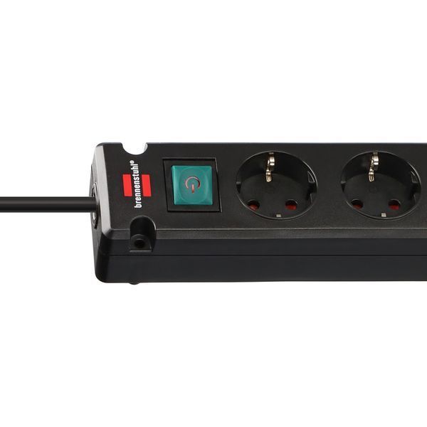 Подовжувач 3 метри 5 розеток Brennenstuhl Bremounta 2 USB 3500 Вт чорний 1150660415 фото
