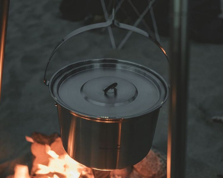 Тринога алюмінієва для багаття Easy Camp Campfire Aluminum Tripod висота 116 см 680241 фото
