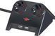 Подовжувач 1,8 метра 2 розетки Brennenstuhl Desktop-Power-Plus 2 USB 5V/2100mA 3500 Вт чорний фото 1