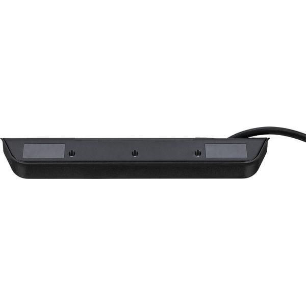 Подовжувач 2 метри 4 розетки Brennenstuhl Estilo 3500 Вт 16 А 2 USB чорний 1153590410 фото