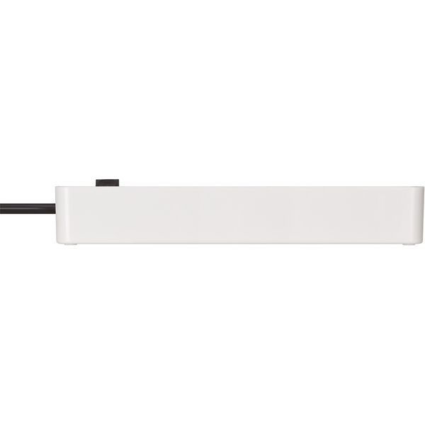 Подовжувач 1,5 метра 4 розетки Brennenstuhl Ecolor 2 USB 3500 Вт чорно-білий 1153240126 фото