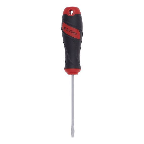 Викрутка з магнітим наконечником CrV 75мм SL3 Kreator KRT401002 фото