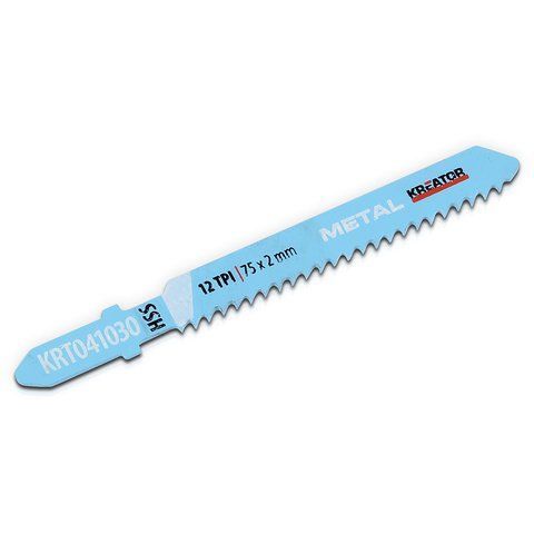 Полотно для лобзика по металу 12 TPI 75х2мм 2шт Kreator KRT041030 фото