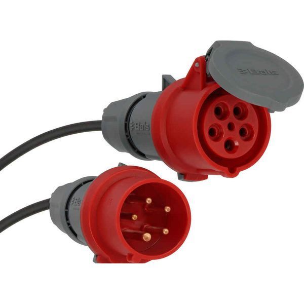 Подовжувач силовий 10 м Brennenstuhl Professional CEE H07RN-F 5G2.5мм&sup2; 400V 16A чорний 1167740 фото