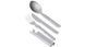 Столові прибори з нержавіючої сталі Easy Camp Travel Cutlery Deluxe фото 1