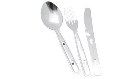 Столові прибори з нержавіючої сталі Easy Camp Travel Cutlery 680297 фото