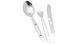 Столові прибори з нержавіючої сталі Easy Camp Travel Cutlery фото 1