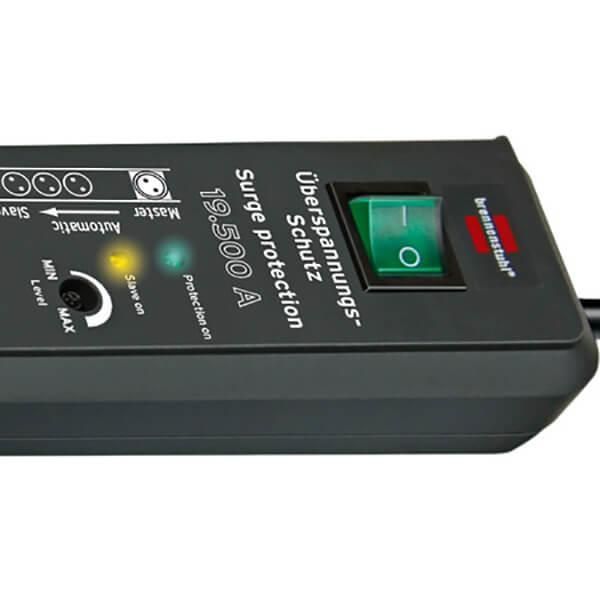 Мережевий фільтр 3 метри 6 розеток автовимикання Brennenstuhl Secure-Tec 19500 А 3500 Вт 16 А 3х1,5мм&sup2; 1159490966 фото