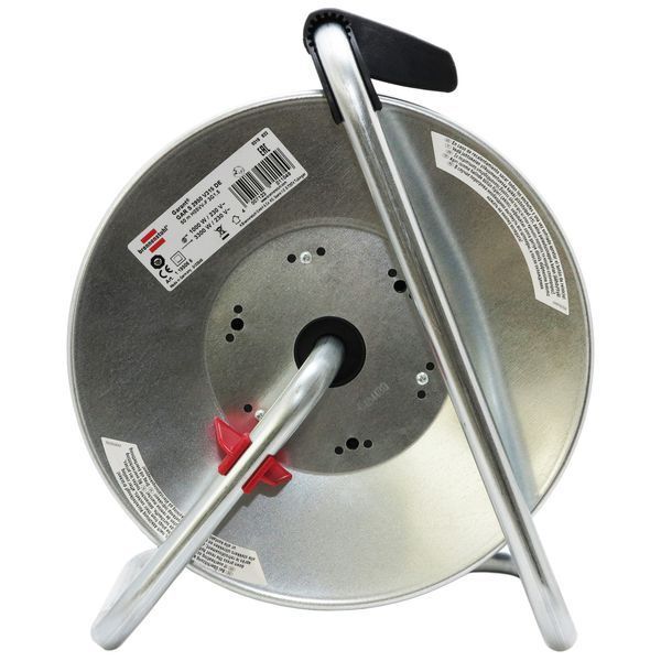 Подовжувач на котушці 50 м Brennenstuhl Garant-S 4 розетки 3300 Вт 220 В 16 А IP20 H05VV-F 3G1,5мм&sup2; чорний 1195066 фото