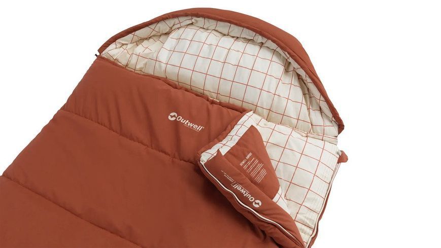 Спальний мішок Outwell Camper Lux Red 0&deg;C/-6&deg;C/-23&deg;C Ковдра 3-4-сезонний 230501 фото