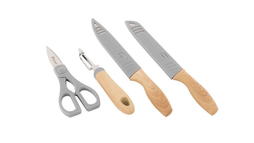 Набір ножів + овочечистка + ножниці Outwell Chena Knife Set w/Peeler & Scissors 651237 фото