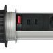 Подовжувач 2 метри 3 розетки настільний Brennenstuhl Tower Power 2 USB 5V/2100 mA 3500 Вт чорно-сірий чорний фото 2