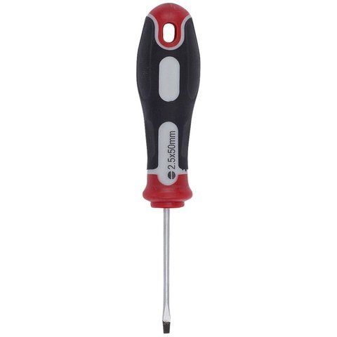Викрутка з магнітим наконечником S2 50мм SL2.5 Kreator KRT401101 фото