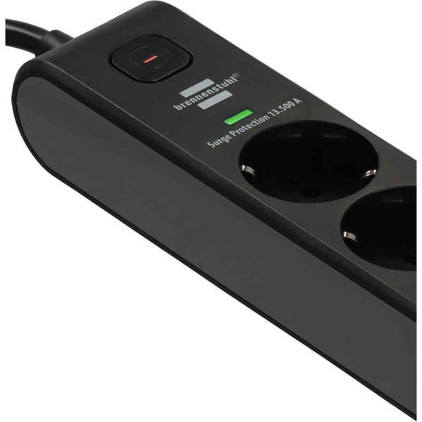 Мережевий фільтр 2 метри 6 розеток Brennenstuhl Premium-Line 2 USB Power Delivery 20 Вт 3500 Вт 16 А 1150790602 фото