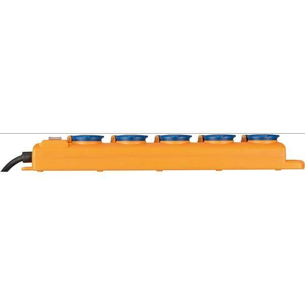Подовжувач 2 метри 5 розеток Brennenstuhl Super-Solid SL 554 3500 Вт IP54 жовтий 1159900205 фото