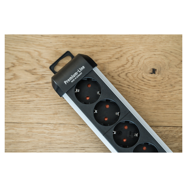 Мережевий фільтр 3 метри 6 розеток Brennenstuhl Premium Protect-Line 60000A EMI/RFI Power Delivery 2 USB 5V/3100 mA 3500 Вт 16 А 3х1,5мм&sup2; 1391010620 фото