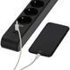 Мережевий фільтр 2 метри 6 розеток Brennenstuhl Premium-Line 2 USB Power Delivery 20 Вт 3500 Вт 16 А фото 6
