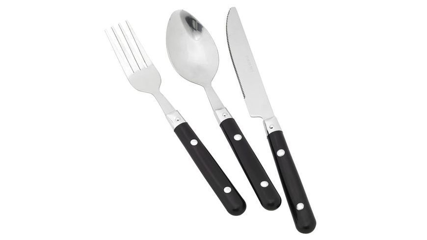 Набір столових приборів з нержавіючої сталі на 4 особи Easy Camp Family Cutlery 680281 фото