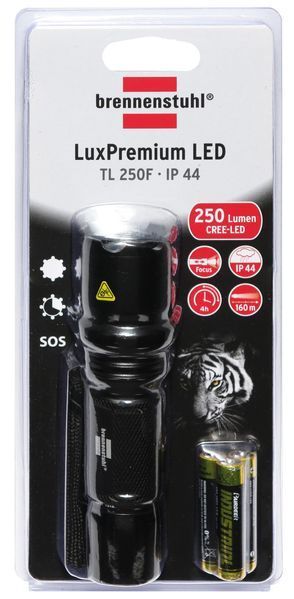 Ліхтар ручний Brennenstuhl LuxPremium TL 250F, 250 лм, на батарейках AAA, IP44 1178600161 фото