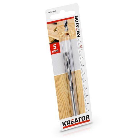 Свердло по дереву &Oslash; 5x85mm Kreator KRT010603 фото