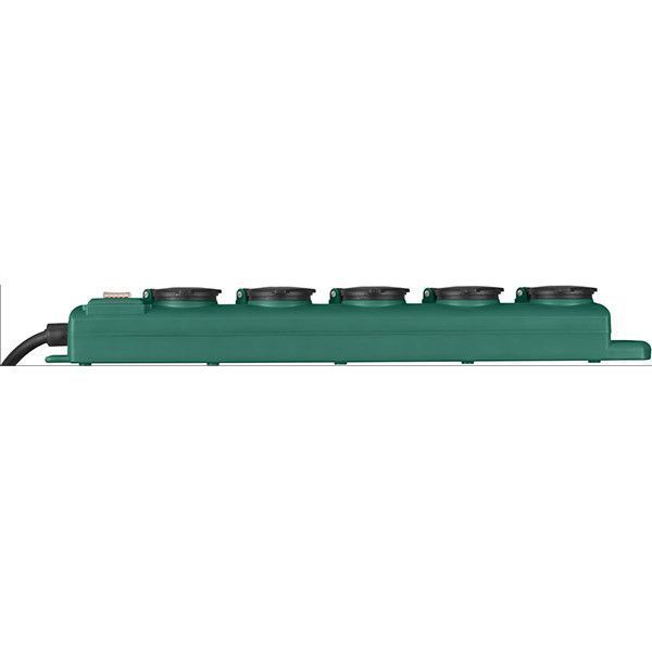 Подовжувач 5 метрів 5 розеток Brennenstuhl Super-Solid SL 554 3500 Вт IP54 зелений 1159910215 фото