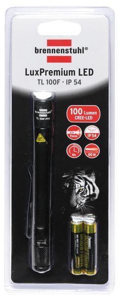 Ліхтар ручний Brennenstuhl LuxPremium TL 100F, 100 лм, на батарейках AAA, IP54 1178600051 фото