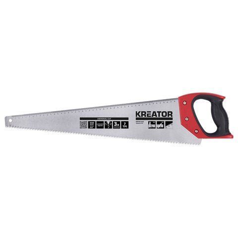 Пилка по дереву 550мм 7 TPI Kreator KRT801004 фото
