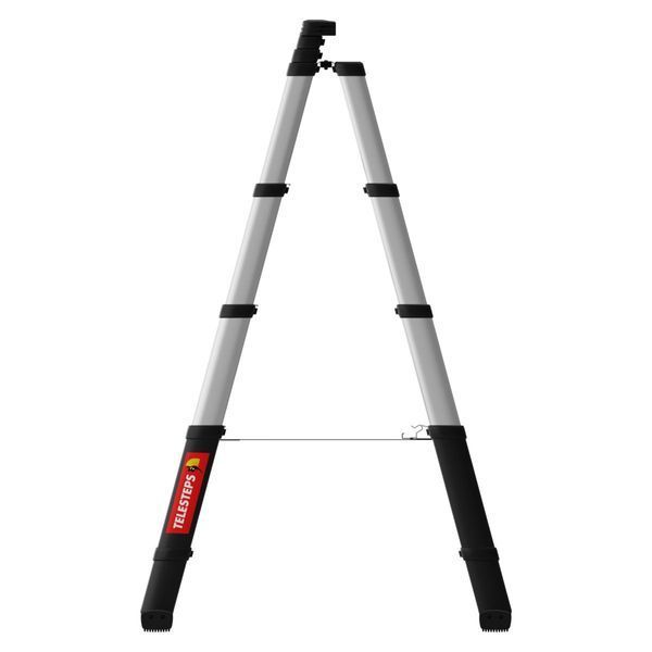 Телескопічна драбина-стремянка TELESTEPS Combi Line 5+2 сходинок 2.3 м 72423-681 фото