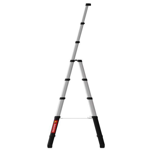 Телескопічна драбина-стремянка TELESTEPS Combi Line 5+2 сходинок 2.3 м 72423-681 фото