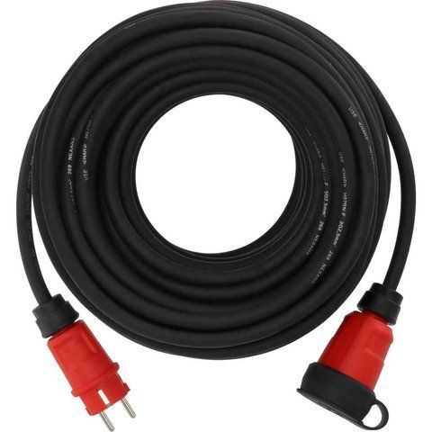 Подовжувач кабельний 25 м Brennenstuhl Professional H07RN-F 3G2.5мм&sup2; 230V 16A чорний 9162250110 фото