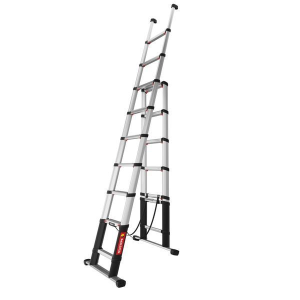 Телескопічна драбина-стремянка TELESTEPS Combi Line 7+2 сходинок 3.0 м 72430-681 фото