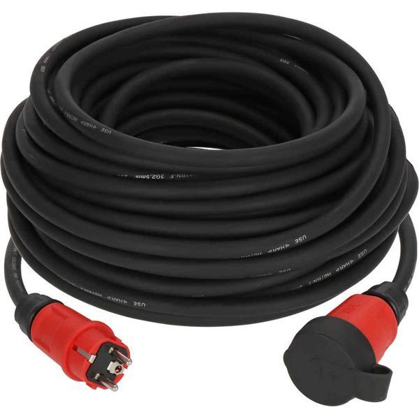 Подовжувач кабельний 25 м Brennenstuhl Professional H07RN-F 3G2.5мм&sup2; 230V 16A чорний 9162250110 фото