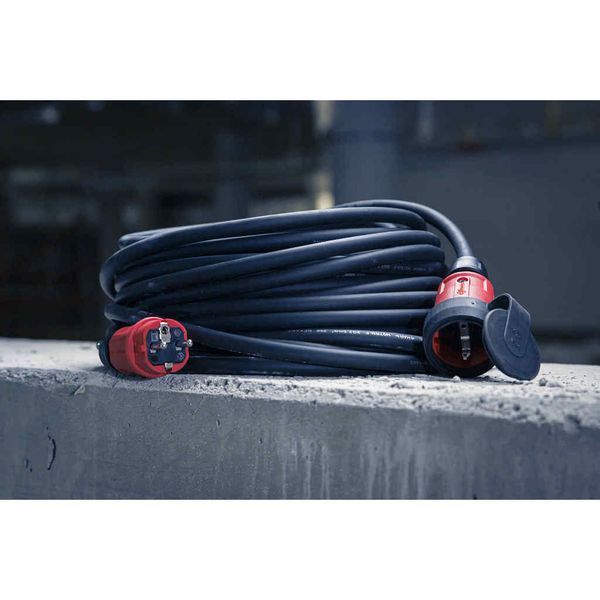 Подовжувач кабельний 25 м Brennenstuhl Professional H07RN-F 3G2.5мм&sup2; 230V 16A чорний 9162250110 фото