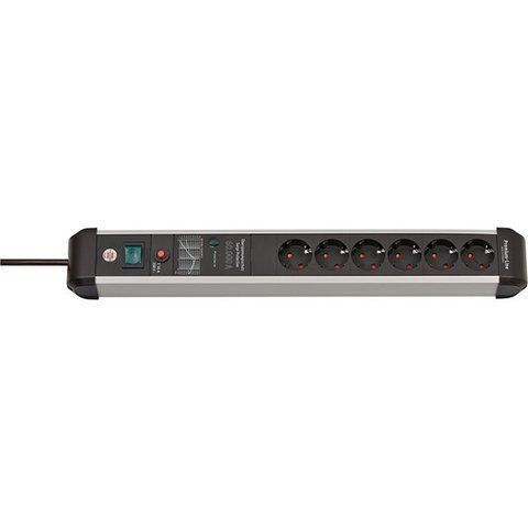 Мережевий фільтр 3 метри 6 розеток Brennenstuhl Premium Protect-Line 60000A EMI/RFI 3500 Вт 16 А 3х1,5мм&sup2; 1391010600 фото