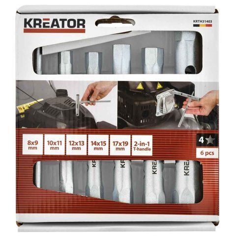 Набір трубчастих ключів Kreator 8-19 мм 5шт KRTH31403 фото