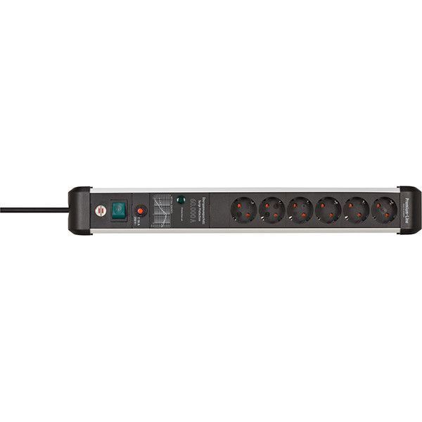 Мережевий фільтр 3 метри 6 розеток Brennenstuhl Premium Protect-Line 60000A EMI/RFI 3500 Вт 16 А 3х1,5мм&sup2; 1391010600 фото