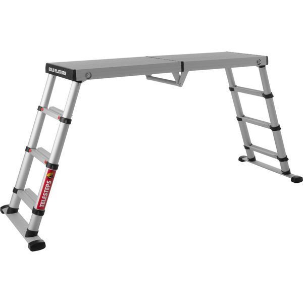 Телескопічна робоча платформа TELESTEPS Solid Line 3 сходинки 0.88 м 61209-601 фото