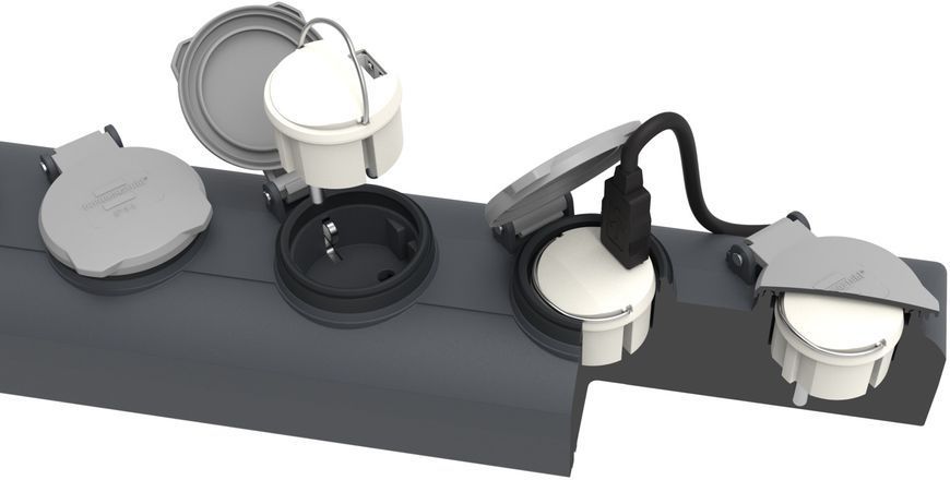 Адаптер зарядка USB Brennenstuhl для розетки 5V 2,4А (1508110) 1508110 фото