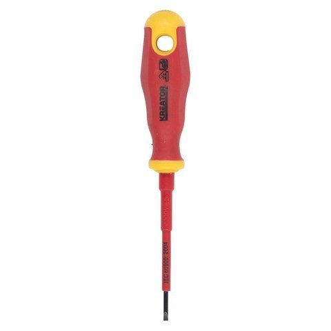 Викрутка діелектрична CrV 75мм SL2.5 vde Kreator KRT401201 фото