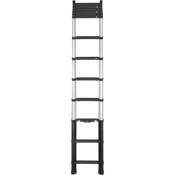 Телескопічна драбина TELESTEPS Rescue Line 13 сходинок 4.1 м чорна 72741-521B фото