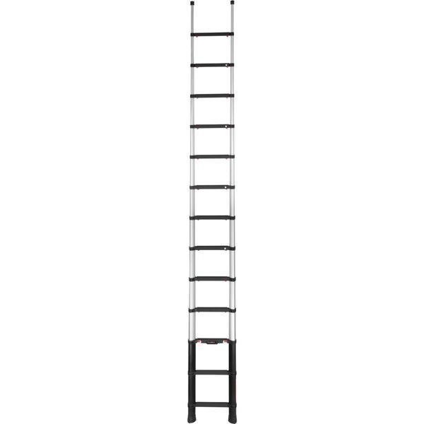 Телескопічна драбина TELESTEPS Rescue Line 13 сходинок 4.1 м чорна 72741-521B фото