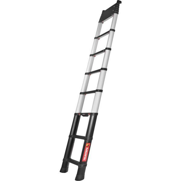 Телескопічна драбина TELESTEPS Rescue Line 13 сходинок 4.1 м чорна 72741-521B фото