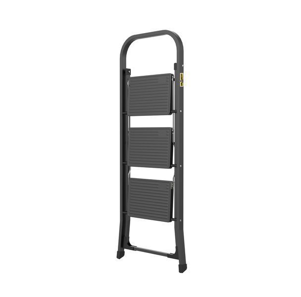 Драбина-стрем'янка сталева DRABEST PRO MINIFERO на 3 сходинки 150 кг (DR-ST-MF3-CZ) DR-ST-MF3-CZ фото